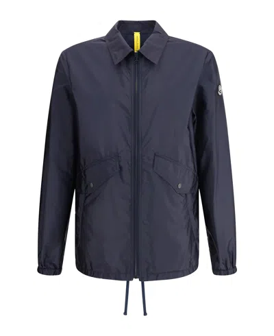 Moncler Genius 3 Moncler X Mercedes-benz By Nigo - Sopdu Nylon Jacket In Blue