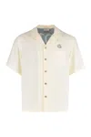 Moncler Genius Moncler X Mercedes-benz By Nigo Print Bowling Shirt In Neutral