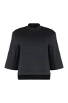 Moncler Genius Moncler X Ee72 By Edward Enninful Neoprene T-shirt In Black