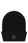 Moncler Genius Moncler 4 Edward Enninful Ee72 Responsible Virgin Wool Hat In Black