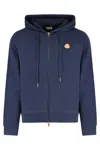 Moncler Genius Blue Moncler X Gilga Farm Zip-up Hoodie In Blue