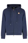 Moncler Genius Blue Moncler X Gilga Farm Zip-up Hoodie In Blue
