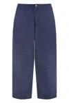 Moncler Genius Moncler X Gilga Farm Designed By Donald Glover Cotton Blend Trousers In Blue