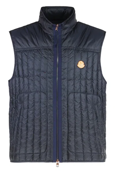 Moncler Genius Tangerine Moncler X Gilga Farm Designed By Donald Glover Nylon Sleeveless Jacket In Blue