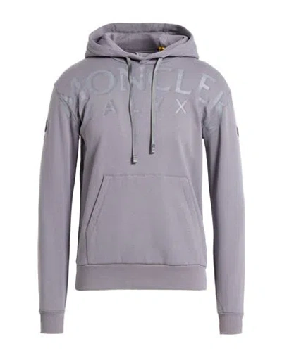 Moncler Genius 6 Moncler 1017 Alyx 9sm Man Sweatshirt Grey Size M Cotton, Polyester In Gray