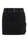 Moncler Genius X Willow Smith Cotton Mini Skirt In Black