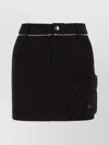 Moncler Genius X Willow Smith Cotton Mini Skirt In Black