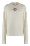Moncler Genius Willow Smith Wool Blend Sweater In White