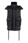 Moncler Genius Moncler X Willow Smith Black Sable Down Vest In Black