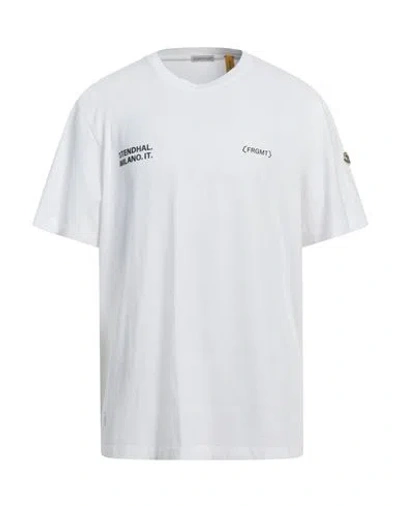 Moncler Genius 7 Moncler Fragment Hiroshi Fujiwara Man T-shirt White Size Xl Cotton