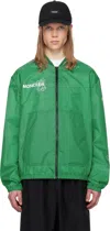 Moncler Genius Ostria 7 Moncler Frgmt Hiroshi Fujiwara Jacket With Maxi Print In Green