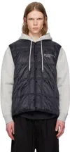 Moncler Genius Vaile Padded Vest In 742 Navy Blue