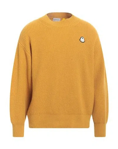 Moncler Genius 8 Moncler Palm Angels Man Sweater Ocher Size Xl Wool In Yellow