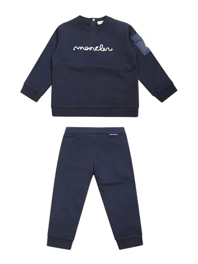 Moncler Genius Kids' Abrigo Corto - Ninguno In Blue
