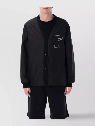 MONCLER GENIUS ANISE JACKET LOGO PATCH DETAIL