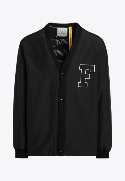 MONCLER GENIUS ANISE LOGO BOMBER JACKET