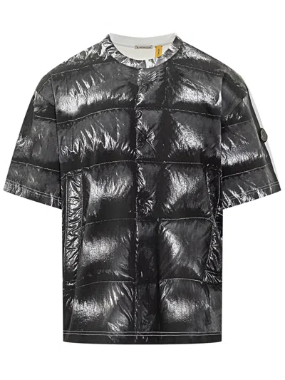 Moncler Genius Asap Rocky Asap Rocky Quiltta T-shirt In Black