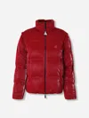 Moncler Genius Asap Rocky Short Puffer Throttle In Red