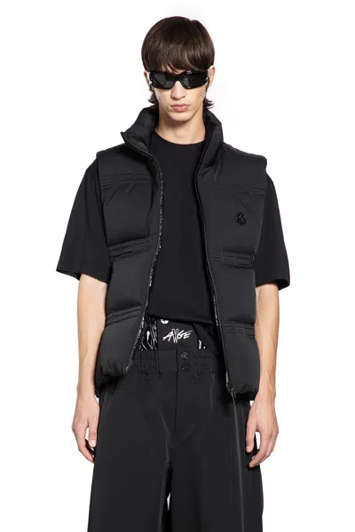 Moncler Genius Asap Rocky Sparky Short Down Vest In Black