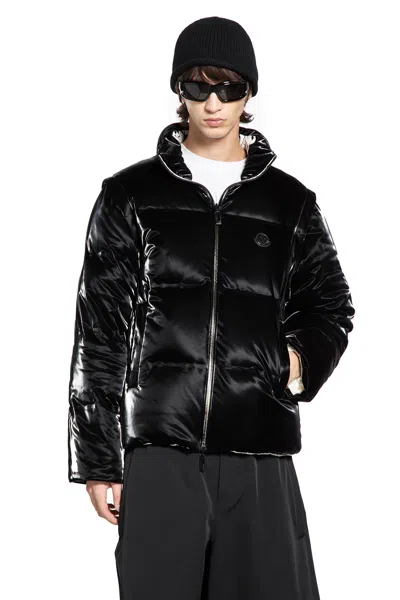 Moncler Genius Asap Rocky Throttle Reversible Down Jacket In Black