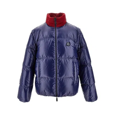 Moncler Genius Asap Rocky 'throttle' Reversible Down Jacket In Blue