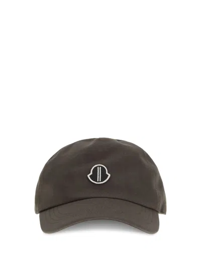 Moncler Genius Baseball Cap Moncler + Rick Owens In Brown