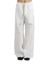 Shop Moncler Genius Belas Trousers In Weiss