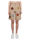 Moncler Genius Beige Jw Anderson 09e Bermuda Shorts In Beige