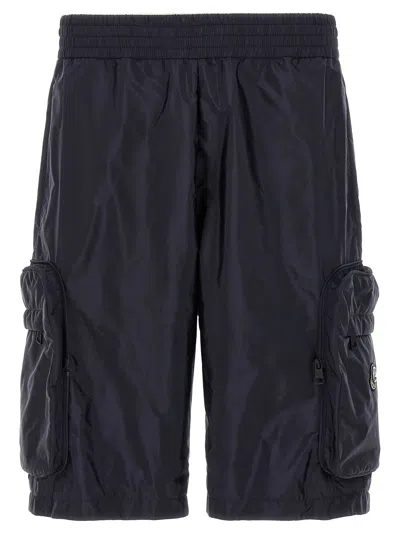 MONCLER GENIUS BERMUDA MONCLER X MERCEDES-BENZ BY NIGO BERMUDA AND SHORT BLUE