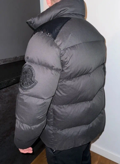 Pre-owned Moncler Genius Bernier Down Puffer Jacket In Gray