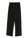 Moncler Genius Wool Blend Trousers In Black
