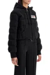 Moncler Genius Moncler X Palm Angels Zip-up Down Jacket In Black