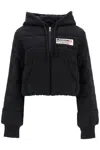 Moncler Genius Moncler X Palm Angels Zip-up Down Jacket In Black