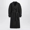Moncler Genius Moncler X Edward Enninful Zake Technical Trench Coat In Black