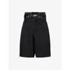 Moncler Genius Asap Rocky Padded Shorts And Pockets In Black