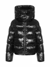 Moncler Genius Black Moncler X Ee72 By Edward Enninful Lothar Hooded Short Down Jacket In Black