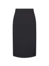 Moncler Genius Black Moncler X Ee72 By Edward Enninful Neoprene Skirt In Blue