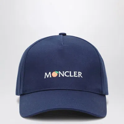 Moncler Genius Blue Baseball Cap With Logo