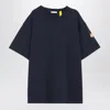 Moncler Genius Crew Neck Graphic Print Short Sleeves T-shirt In Blue