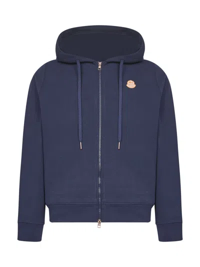 MONCLER GENIUS BLUE MONCLER X GILGA FARM ZIP-UP HOODIE
