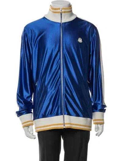 Pre-owned Moncler Genius Bomber Jacket In Blue