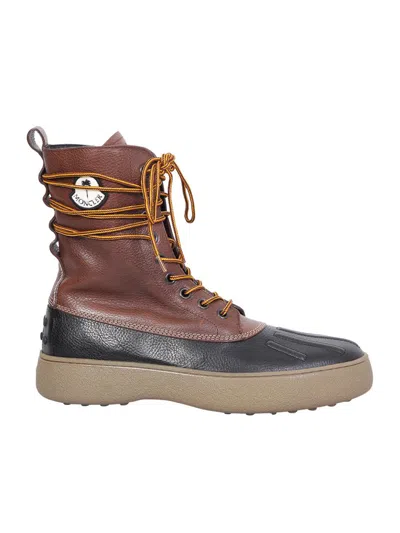 Moncler Genius Boots In Brown