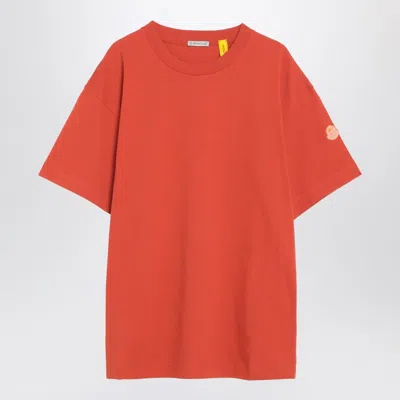 Moncler Genius Bright Orange Cotton T-shirt