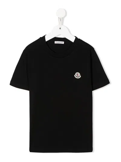 Moncler Genius Logo T-shirt In Black