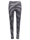 Moncler Genius Camouflage Print Activewear Leggings In Gray