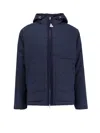 Moncler Genius The Moncler X Gilga Farm By Donald Glover Caracara Short Down Jacket In Blue