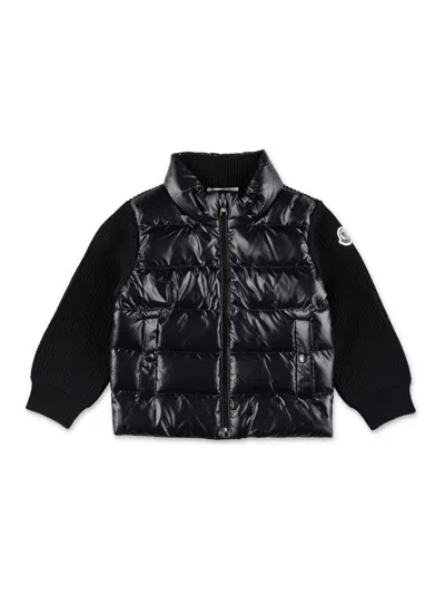 Moncler Genius Kids' Cardigan Tricot In Black