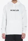 Moncler Genius Moncler X Fragment Hiroshi Fujiwara Relaxed Fit Hoodie With Cartoon Logo And Drawstring Hood In White