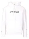 Moncler Genius Moncler X Fragment Hiroshi Fujiwara Relaxed Fit Hoodie With Cartoon Logo And Drawstring Hood In White
