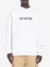 Moncler Genius Moncler X Fragment Hiroshi Fujiwara Relaxed Fit Hoodie With Cartoon Logo And Drawstring Hood In White